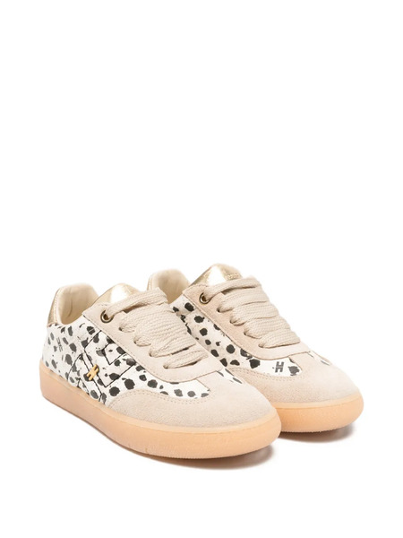  Elisabetta Franchi La Mia Bambina Dalmatian-pattern Sneakers - Neutrals 