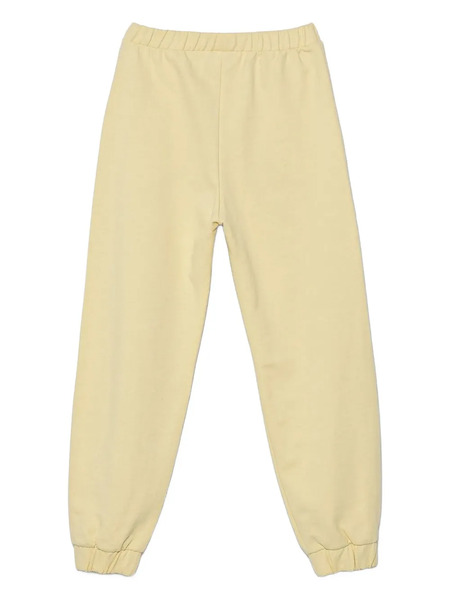  Elisabetta Franchi La Mia Bambina Embossed-logo Track Pants - Yellow 