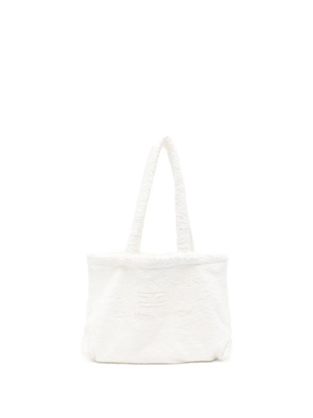  Elisabetta Franchi La Mia Bambina Embroidered-logo Shoulder Bag - Neutrals 
