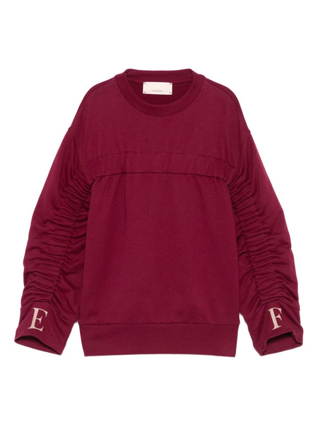  Elisabetta Franchi La Mia Bambina Gathered-sleeve Sweatshirt 