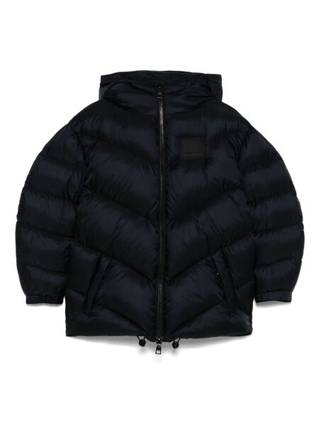  Elisabetta Franchi La Mia Bambina Logo-patch Jacket - Black 