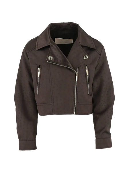  Elisabetta Franchi La Mia Bambina Patterned Jacket - Brown 