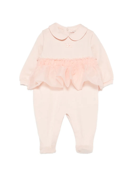  Elisabetta Franchi La Mia Bambina Ruffled Pajama - Pink 