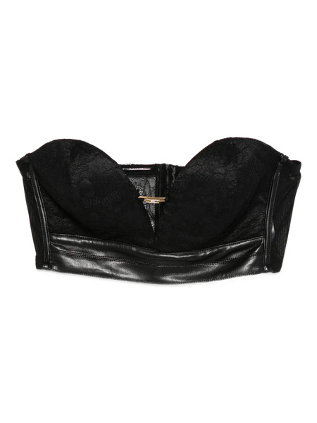  Elisabetta Franchi Lace Top - Black 