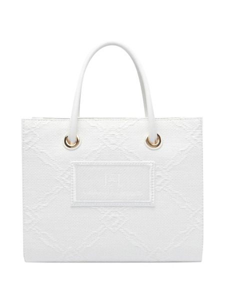  Elisabetta Franchi Logo-appliqué Tote Bag - White 