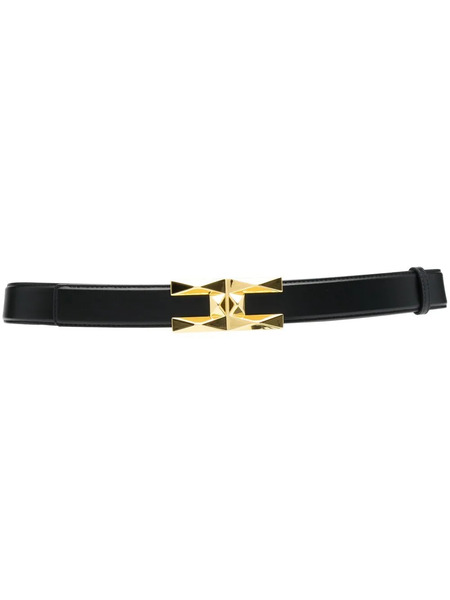  Elisabetta Franchi Logo-buckle Fastening Belt - Black 