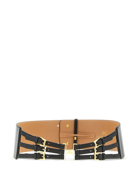  Elisabetta Franchi Logo-detail Belt - Black 