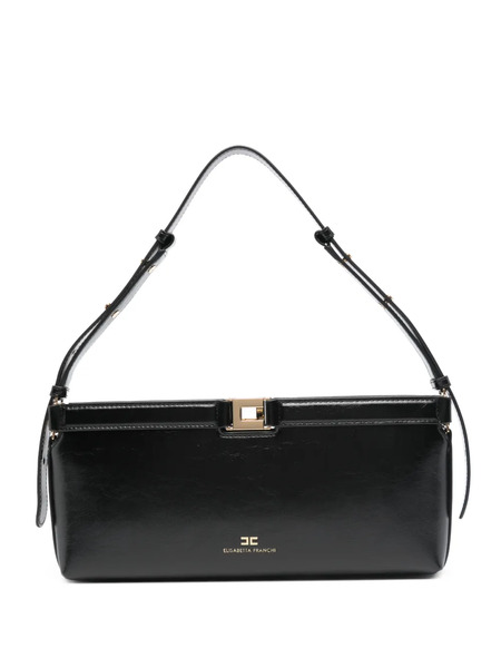  Elisabetta Franchi Logo-detail Shoulder Bag - Black 
