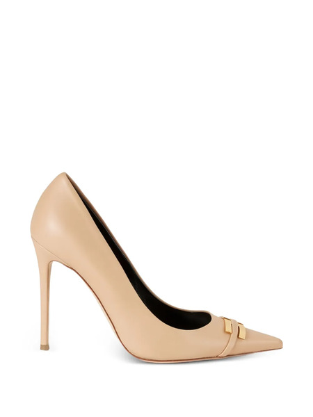  Elisabetta Franchi Logo-detail Stiletto Pumps - Neutrals 