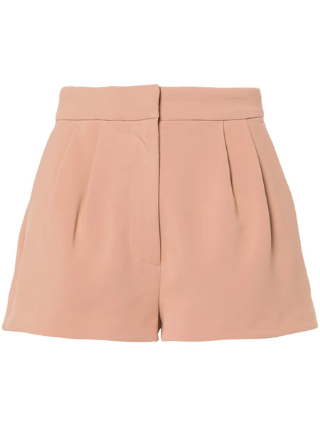  Elisabetta Franchi Logo-patch Crepe Shorts - Pink 