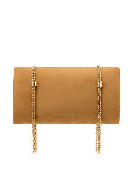  Elisabetta Franchi Logo Shoulder Bag - Neutrals 