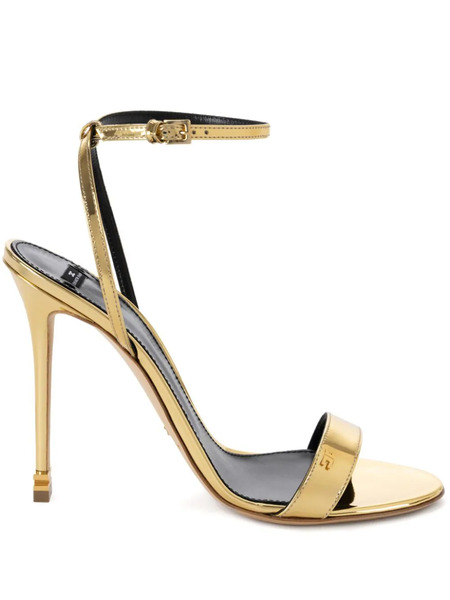  Elisabetta Franchi 105mm étoile Sandals - Gold 
