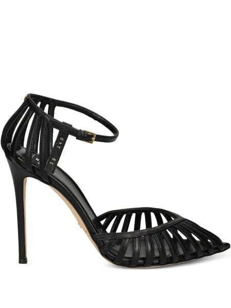  Elisabetta Franchi 110mm Strappy Sandals - Black 