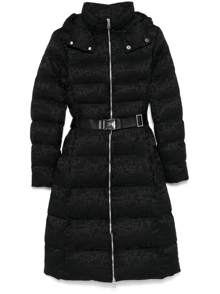  Elisabetta Franchi Monogram Coat - Black 