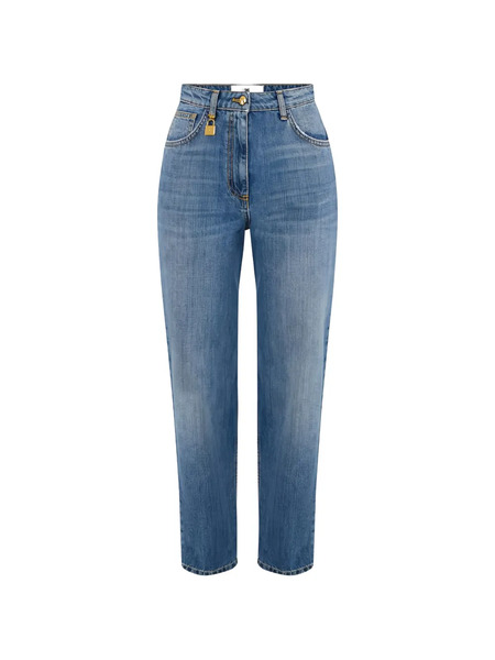  Elisabetta Franchi Padlock Balloon Jeans - Blue 