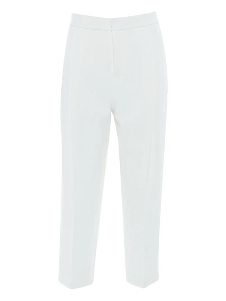  Elisabetta Franchi Pleated Tailored Trousers - White 