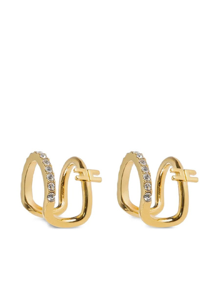  Elisabetta Franchi Rhinestone-embellished Ear Cuff - Gold 