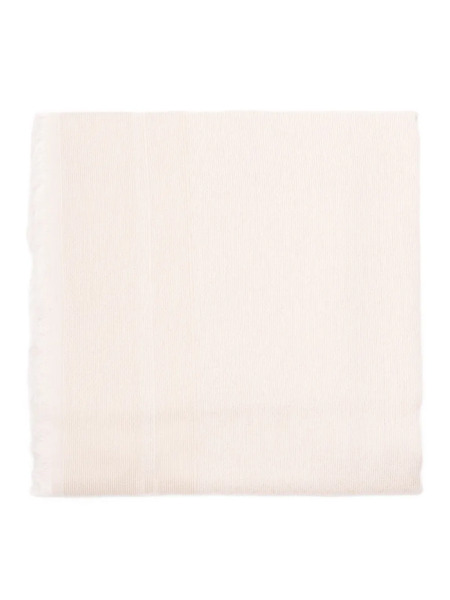  Elisabetta Franchi Ribbed Frayed-edge Scarf - Neutrals 