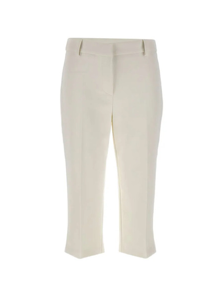  Elisabetta Franchi Satin Band Slit Trousers - Neutrals 