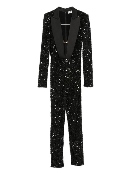  Elisabetta Franchi Sequin-embellished Jumpsuit - Black 
