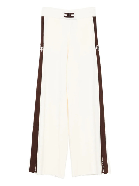  Elisabetta Franchi Side-stripe Trousers - Neutrals 