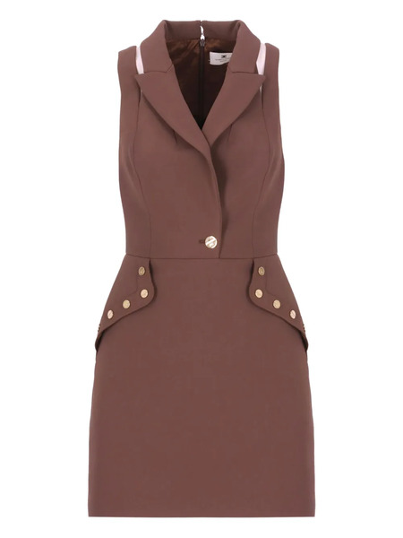  Elisabetta Franchi Sleeveless Dress - Brown 