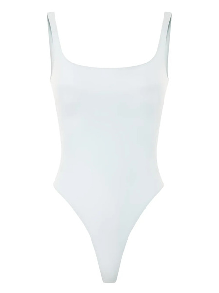  Elisabetta Franchi Square-neck Bodysuit - Blue 