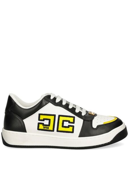  Elisabetta Franchi Two-tone Leather Sneakers - Black 