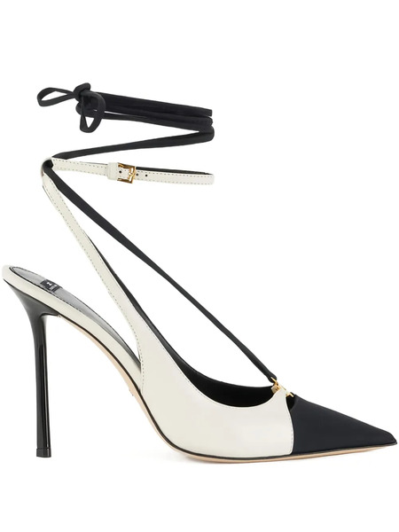  Elisabetta Franchi Two-toned Stiletto-heel Pumps - White 