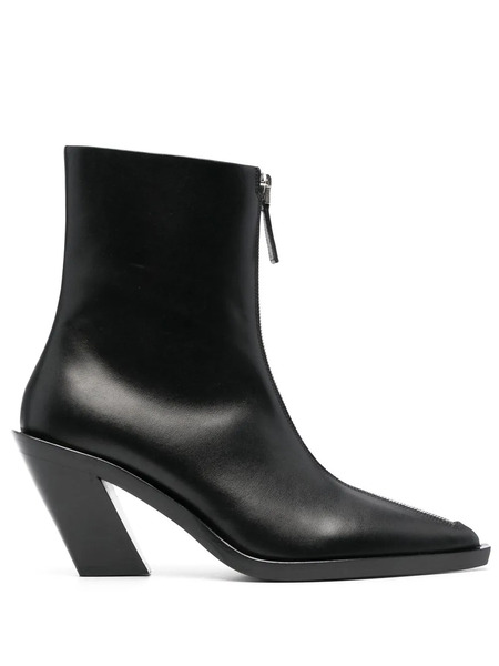  Elleme Sculpted-heel Ankle Boots - Black 