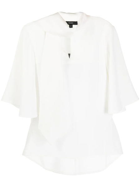  Ellery Scarf Detail Blouse - White 