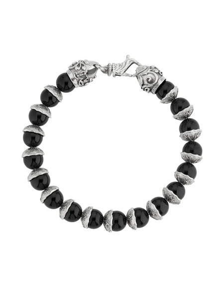 Emanuele Bicocchi Beaded Tourmaline Bracelet - Black 