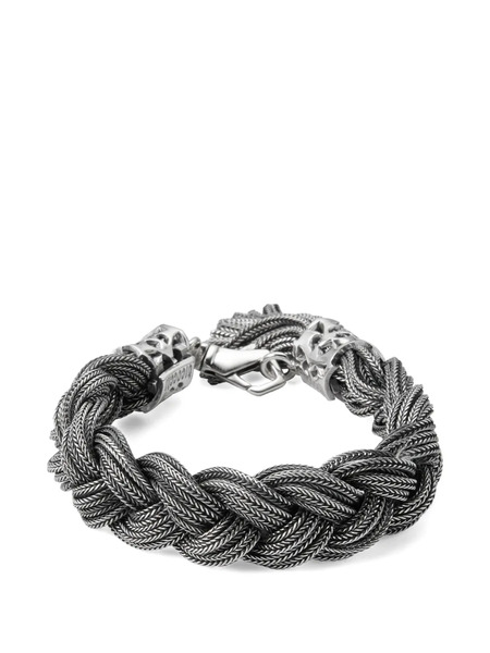  Emanuele Bicocchi Braided Bracelet - Silver 