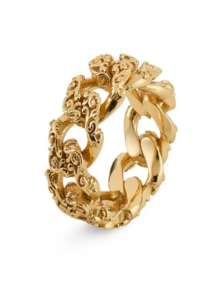  Emanuele Bicocchi Chain-link Ring - Gold 