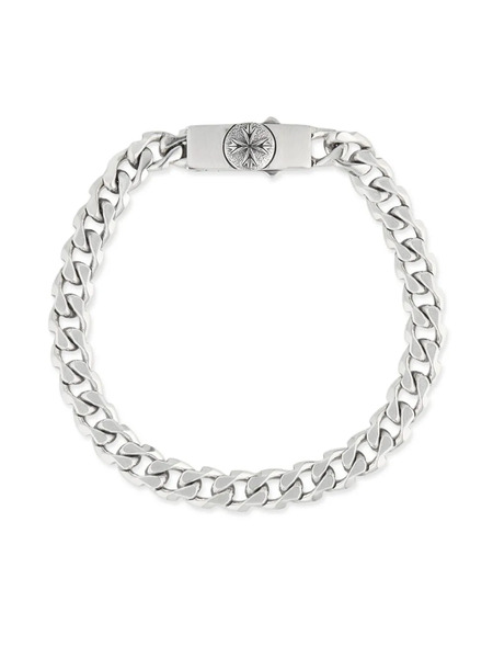  Emanuele Bicocchi Edge Logo Bracelet - Silver 