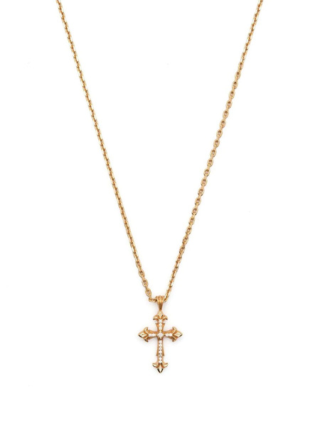  Emanuele Bicocchi Fleury Cross-pendant Necklace - Gold 