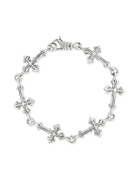  Emanuele Bicocchi Large Avelli Multi-cross Bracelet - Silver 