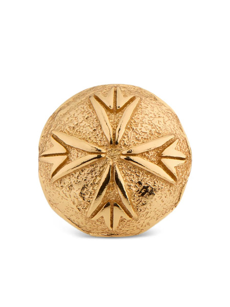  Emanuele Bicocchi Logo Scudo Earring - Gold 