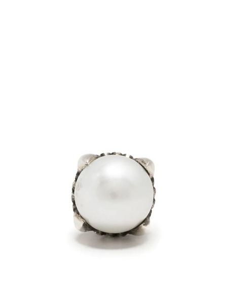  Emanuele Bicocchi Pearl Stud Earring - Silver 