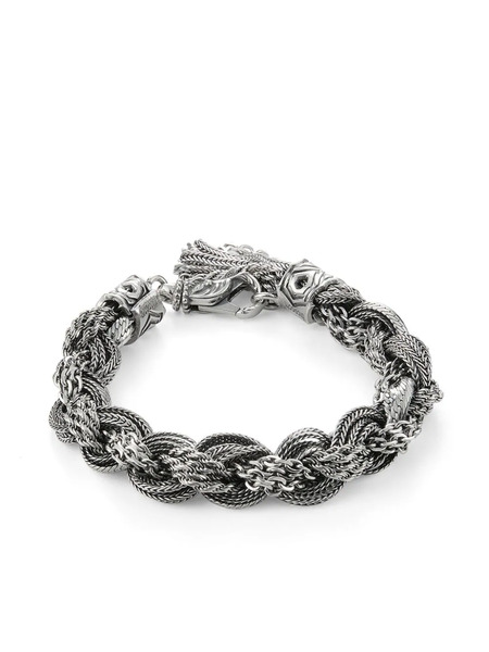  Emanuele Bicocchi Round Braid Bracelet - Silver 