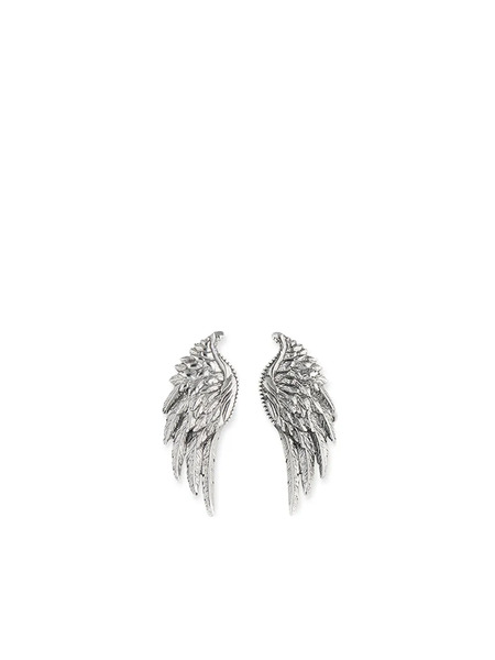  Emanuele Bicocchi Wing Stud Earrings - Silver 