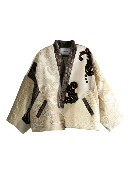  Emergency Room Patchwork Jacket - Neutrals 