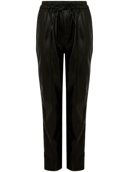  Emma E Gaia Faux-leather Pants - Black 
