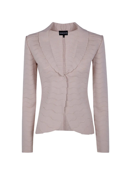  Emporio Armani Dawn Wave Pattern Jacket - Neutrals 