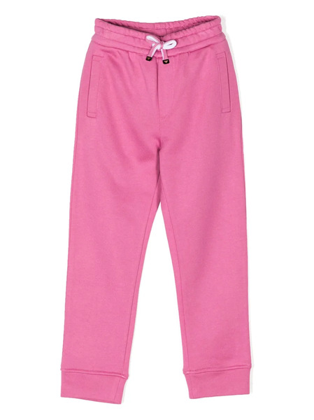  Emporio Armani Kids Logo-print Drawstring Track Pants - Pink 