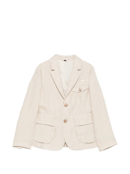  Emporio Armani Kids Single-breasted Blazer - Neutrals 