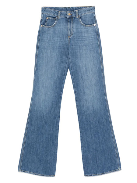  Emporio Armani Logo-patch Jeans - Blue 