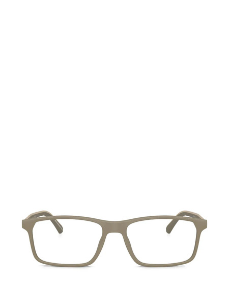  Emporio Armani Rectangle-frame Glasses - Neutrals 