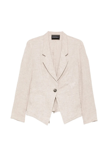  Emporio Armani Single-button Blazer - Neutrals 