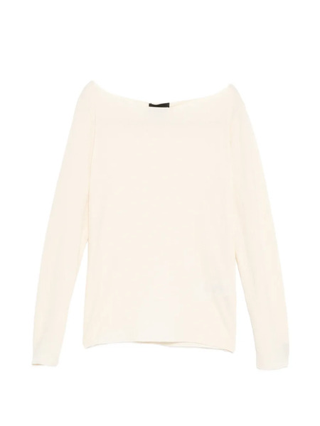  Emporio Armani Textured Knit Top - Yellow 